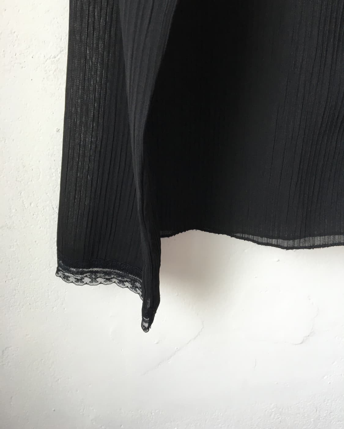 Lace trimming pattern shirt 상품이미지2