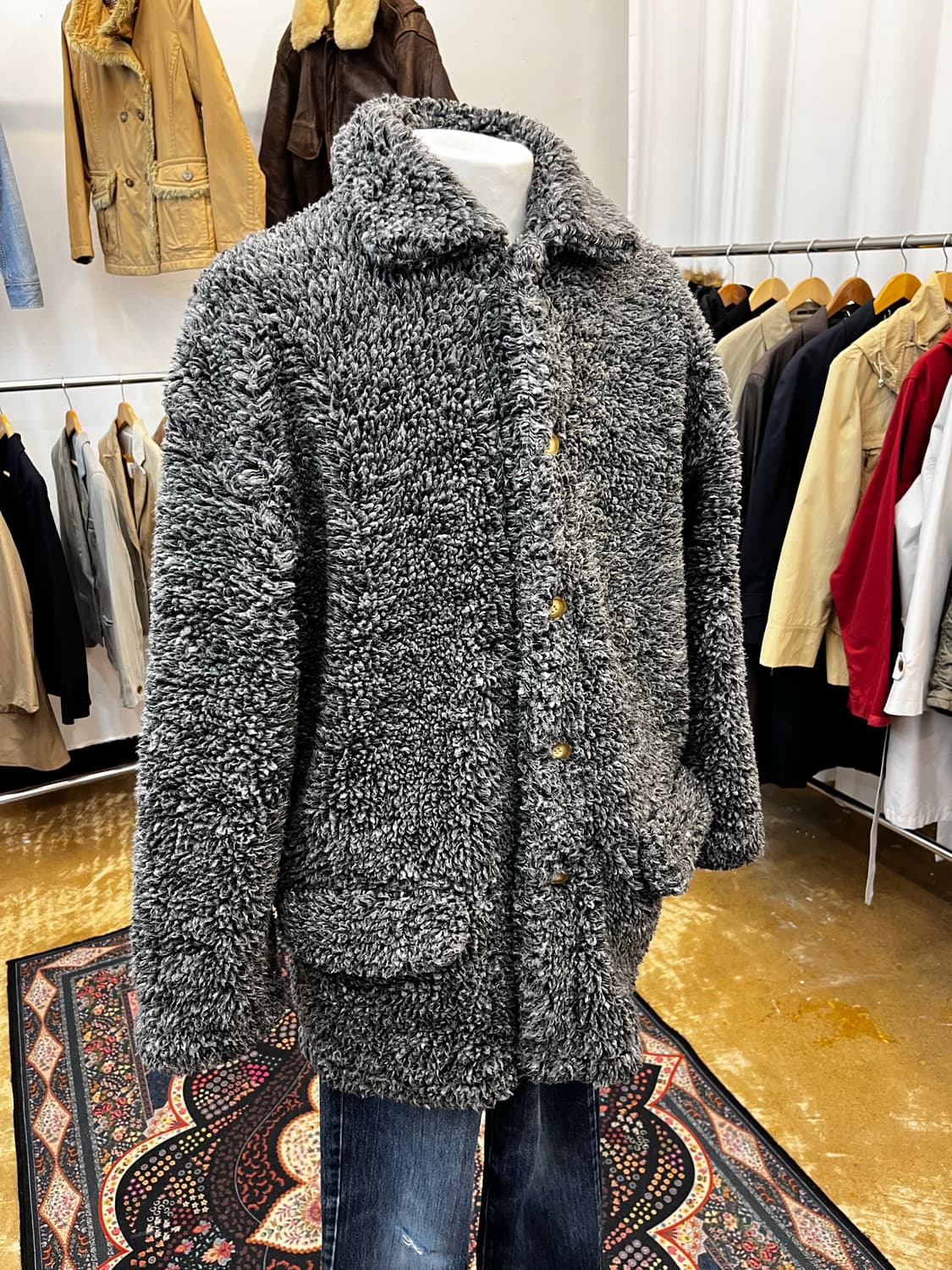 Raf Khaki 파일 플리스 자켓 상품이미지1