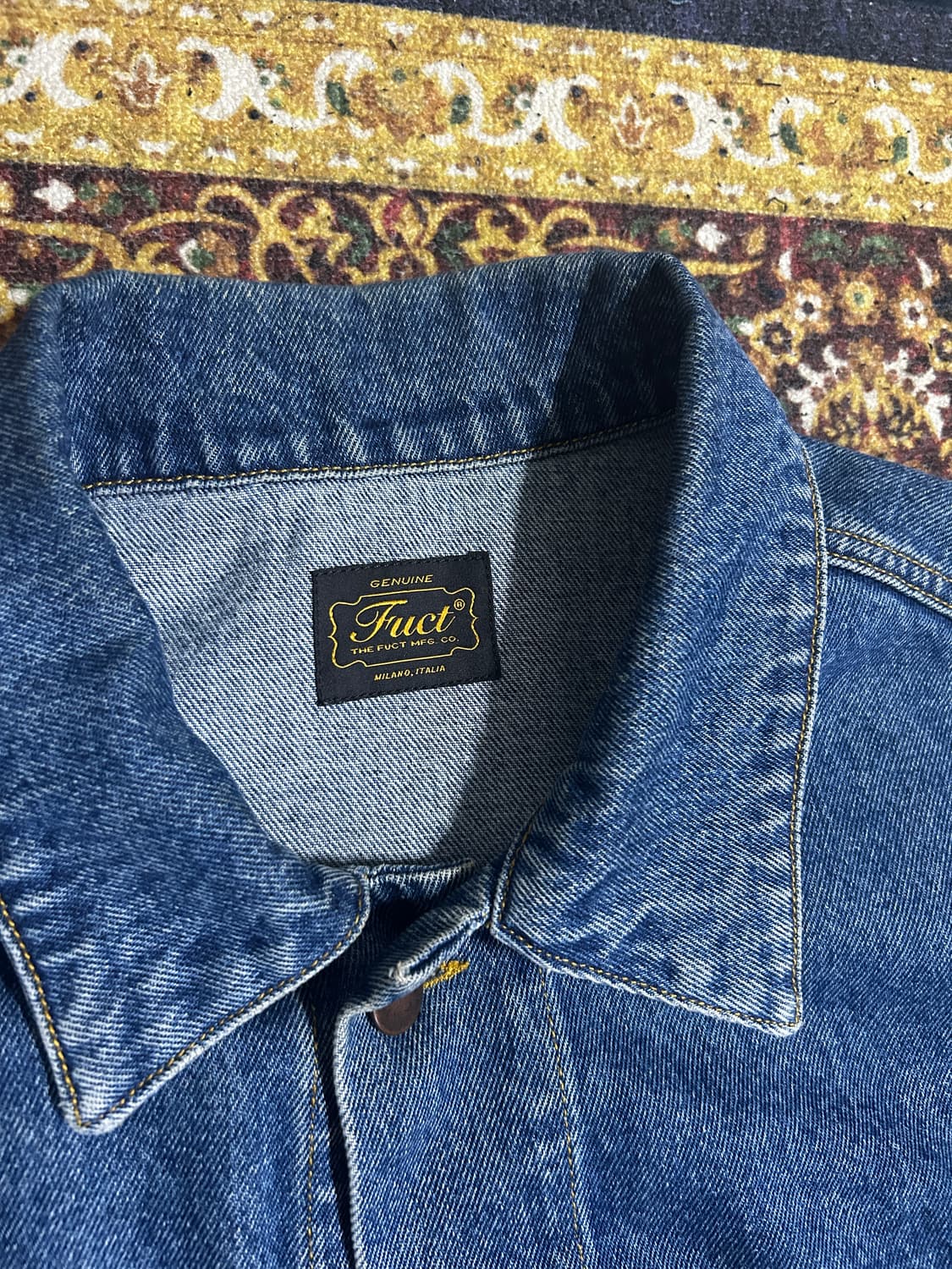 fuct 퍽트 데님 자켓 xl 상품이미지3