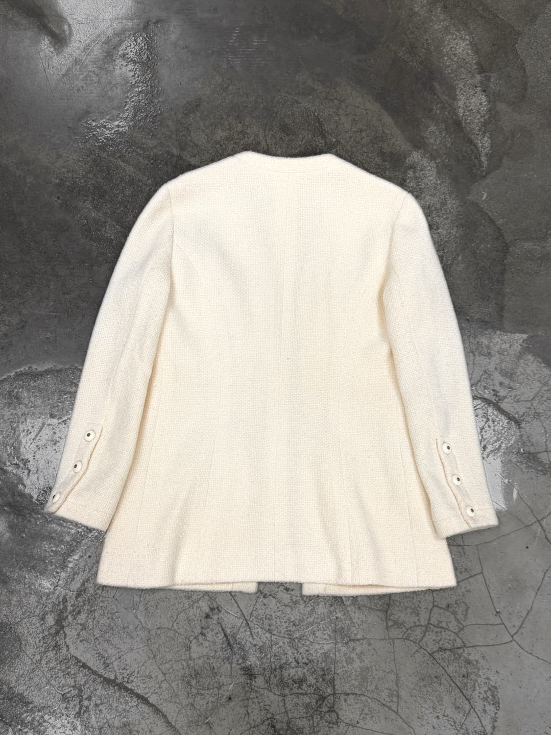 샤넬 부띠끄 트위드 자켓 아이보리 상품이미지3