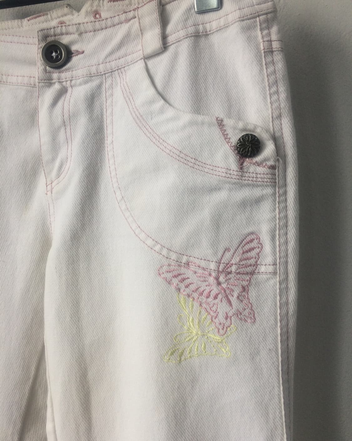 butterfly needle work point pants 상품이미지3