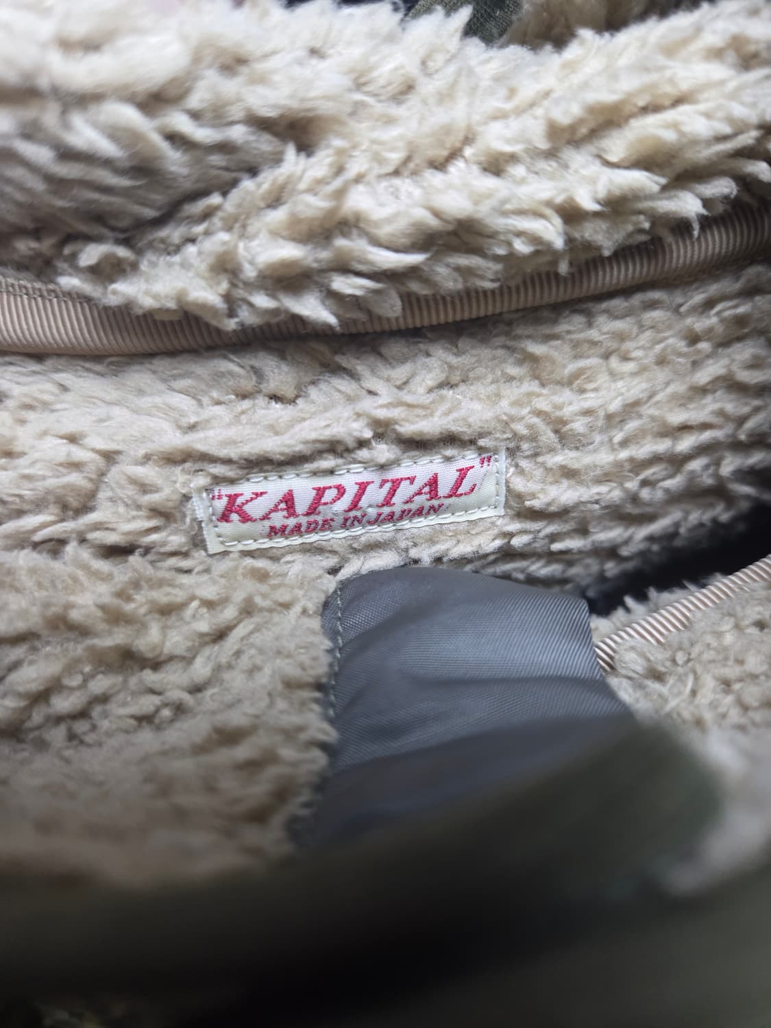 캐피탈 요세미티 아라베스크 패턴 플리스 스냅 티셔츠 카키 5 상품이미지2