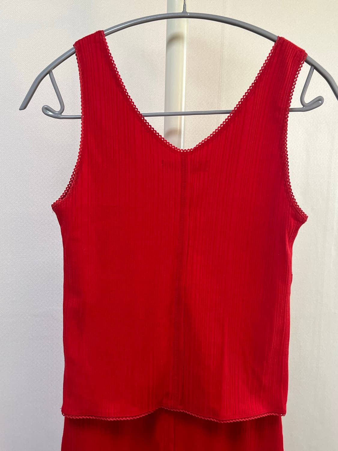 Salty Pebble Lace Pannel Sleeveless Top 상품이미지7