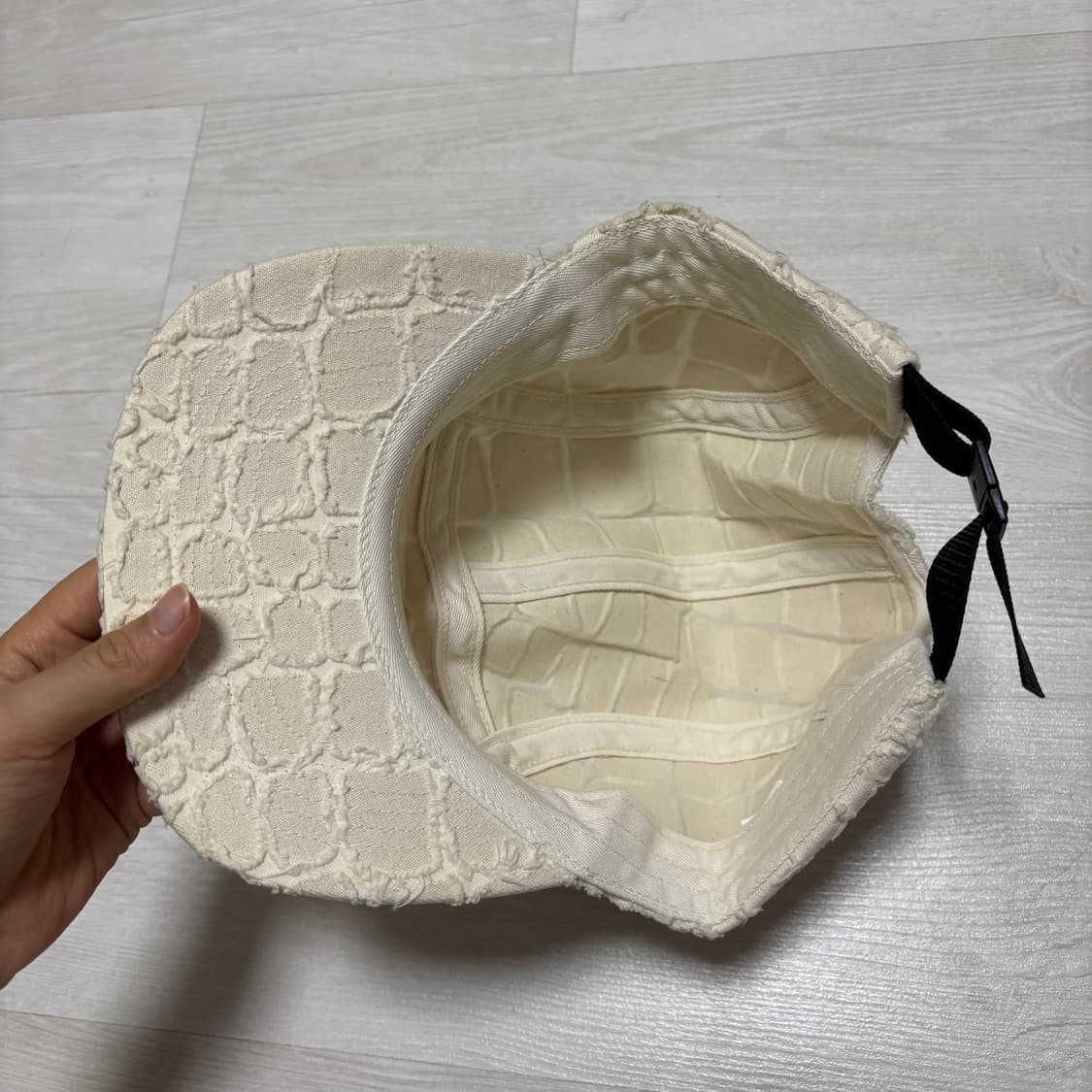 슈프림 프레이드 크록 데님 캠프캡 상품이미지4