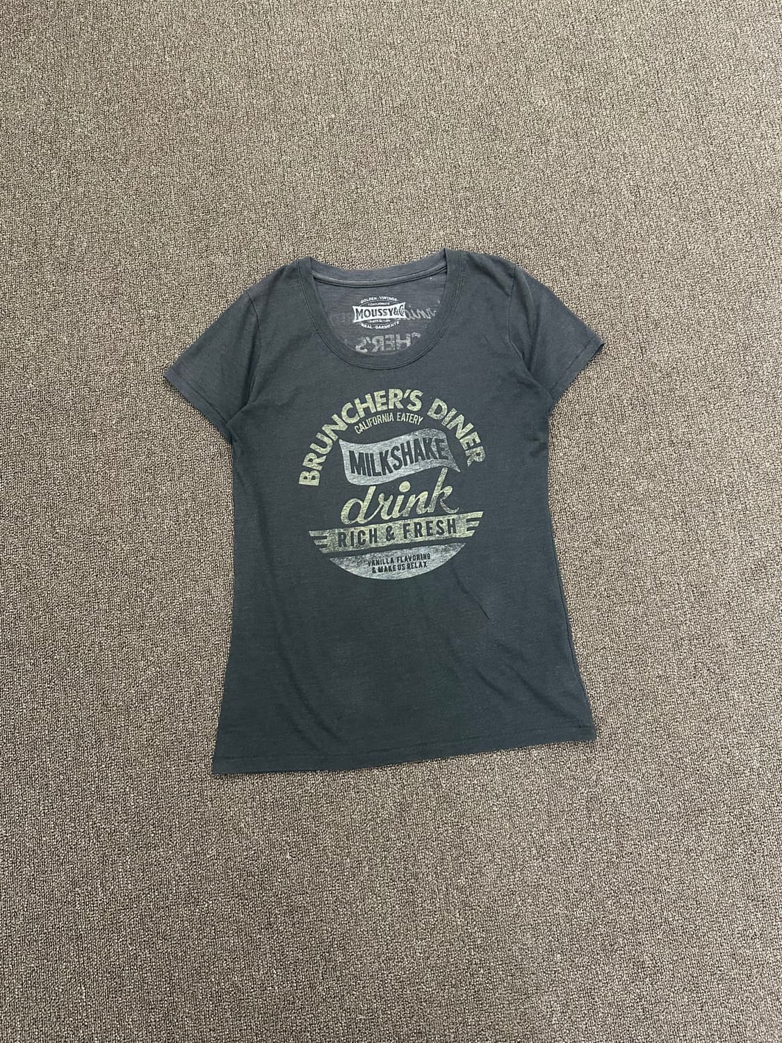 2)Moussy 빈티지 야성 레터링 반팔 티셔츠 상품이미지3