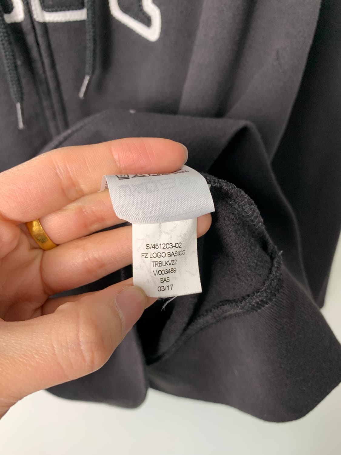 Gap 갭 블랙 후드집업 상품이미지5