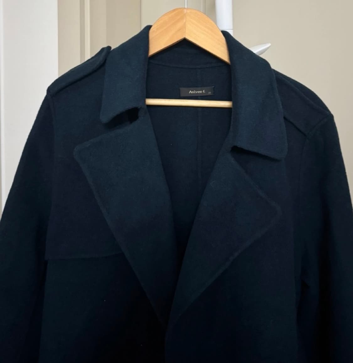 아니베 에프 청록색코트 상품이미지3