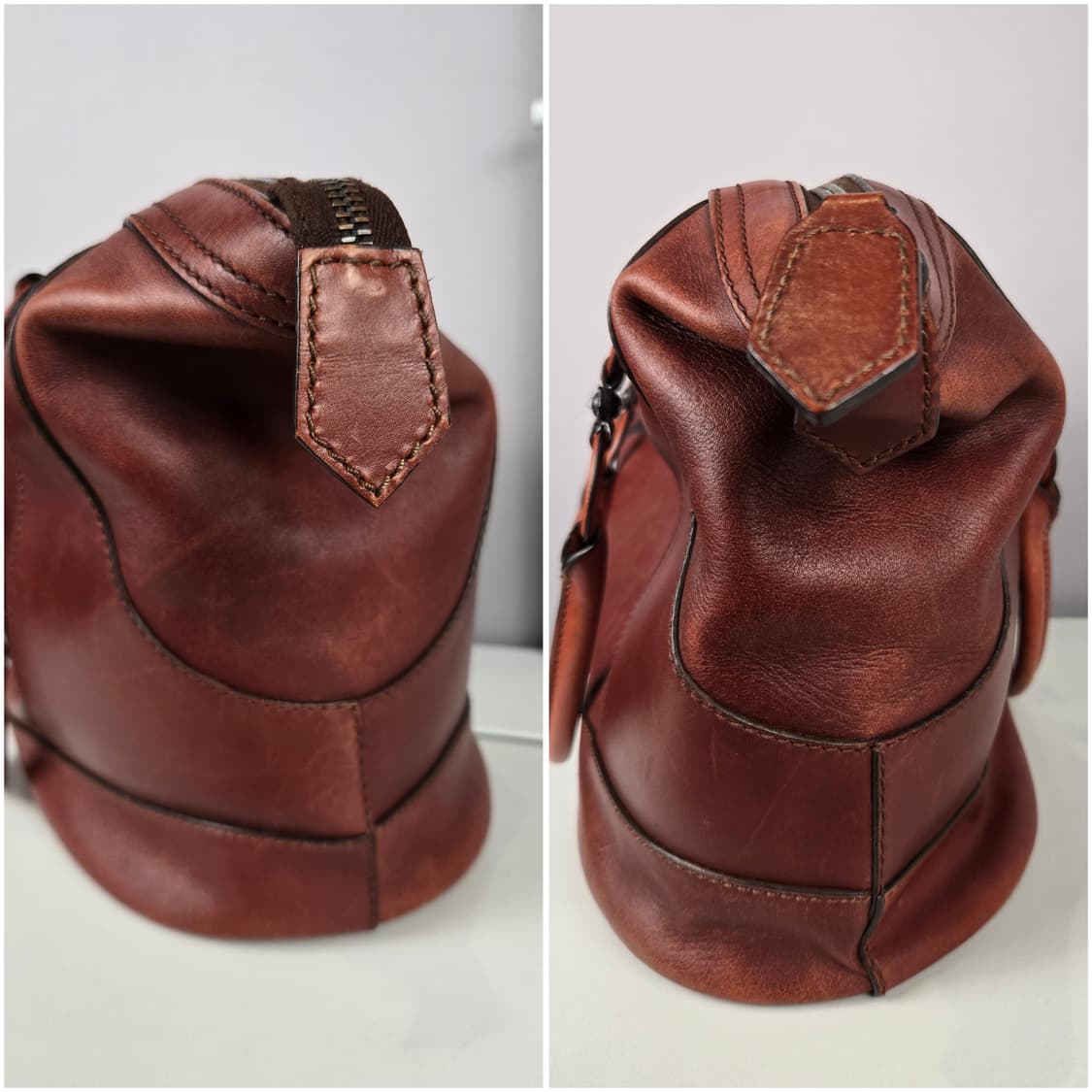 TOD'S 토즈 빈티지 레더 가죽 토트백 가방 정품 상품이미지7