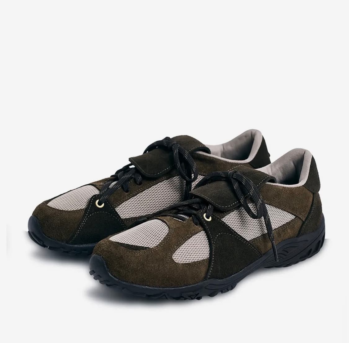 네거티브쓰리Asymmetry Sneakers_Khaki Brown 280 상품이미지1