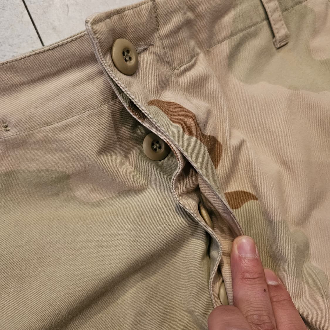 L/r미군 데저트카모 코튼 팬츠 s급 상품이미지3