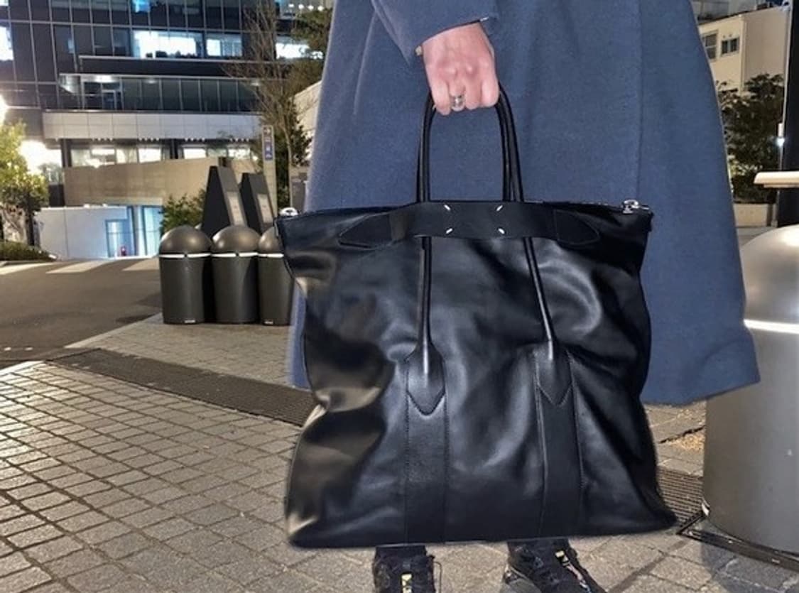 OS) 메종 마르지엘라 레더 세일러 쇼퍼백 토트백 라지 상품이미지8