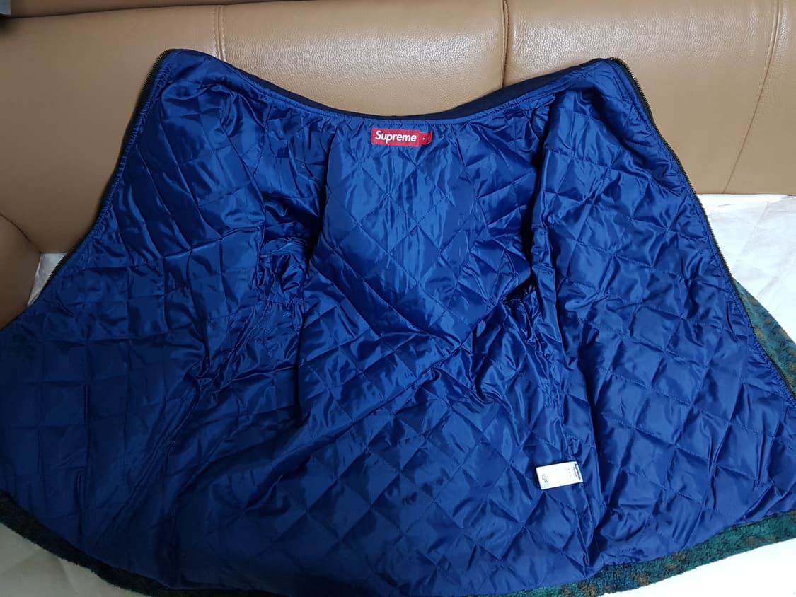 슈프림 플리스 후드 셔츠 자켓 레오파드 그린 23FW 상품이미지5