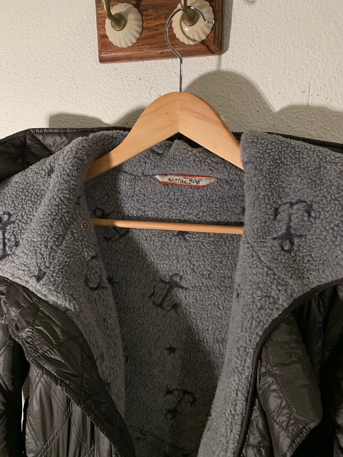 45rpm 보아 사선버튼 다운 퀼팅 패딩 상품이미지3