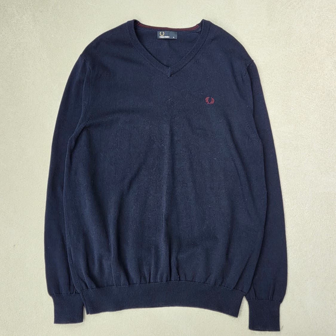 프레드페리 브이넥니트 s09159 상품이미지1