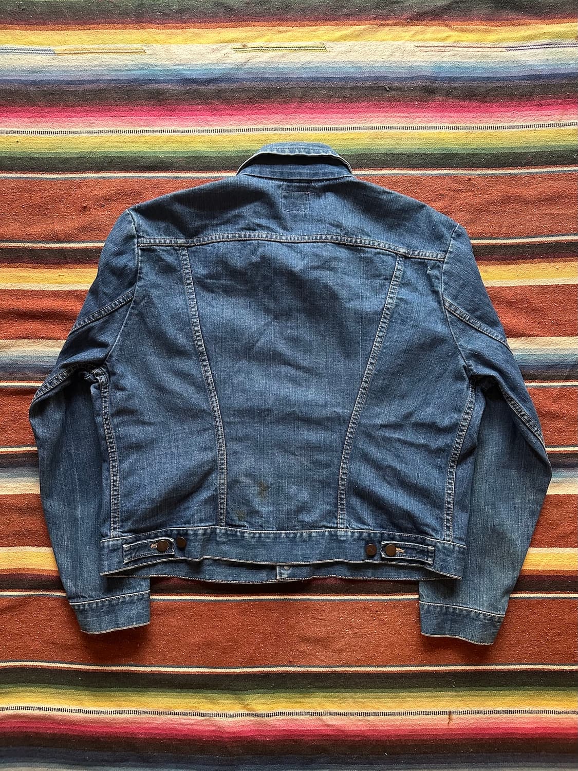 70s USA 빈티지 랭글러 124MJ 데님 자켓 빅사이즈 상품이미지6