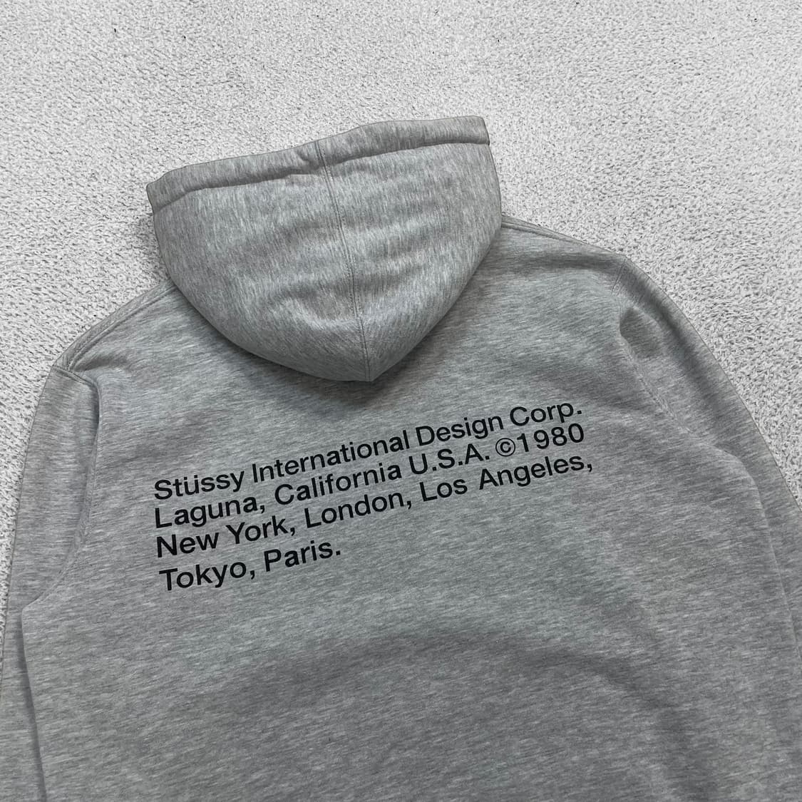 스투시 Stussy 8볼 인터네셔널 후드티 그레이 상품이미지4