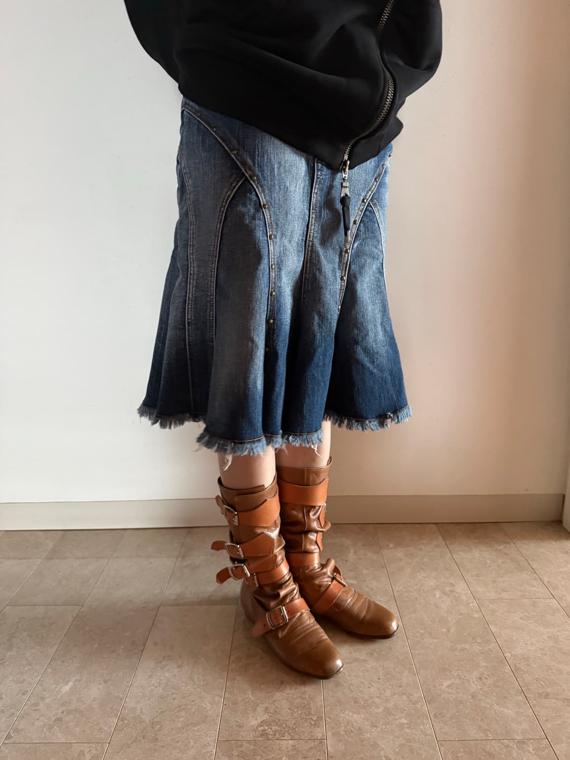 Miss didi 빈티지 청치마 S 상품이미지1