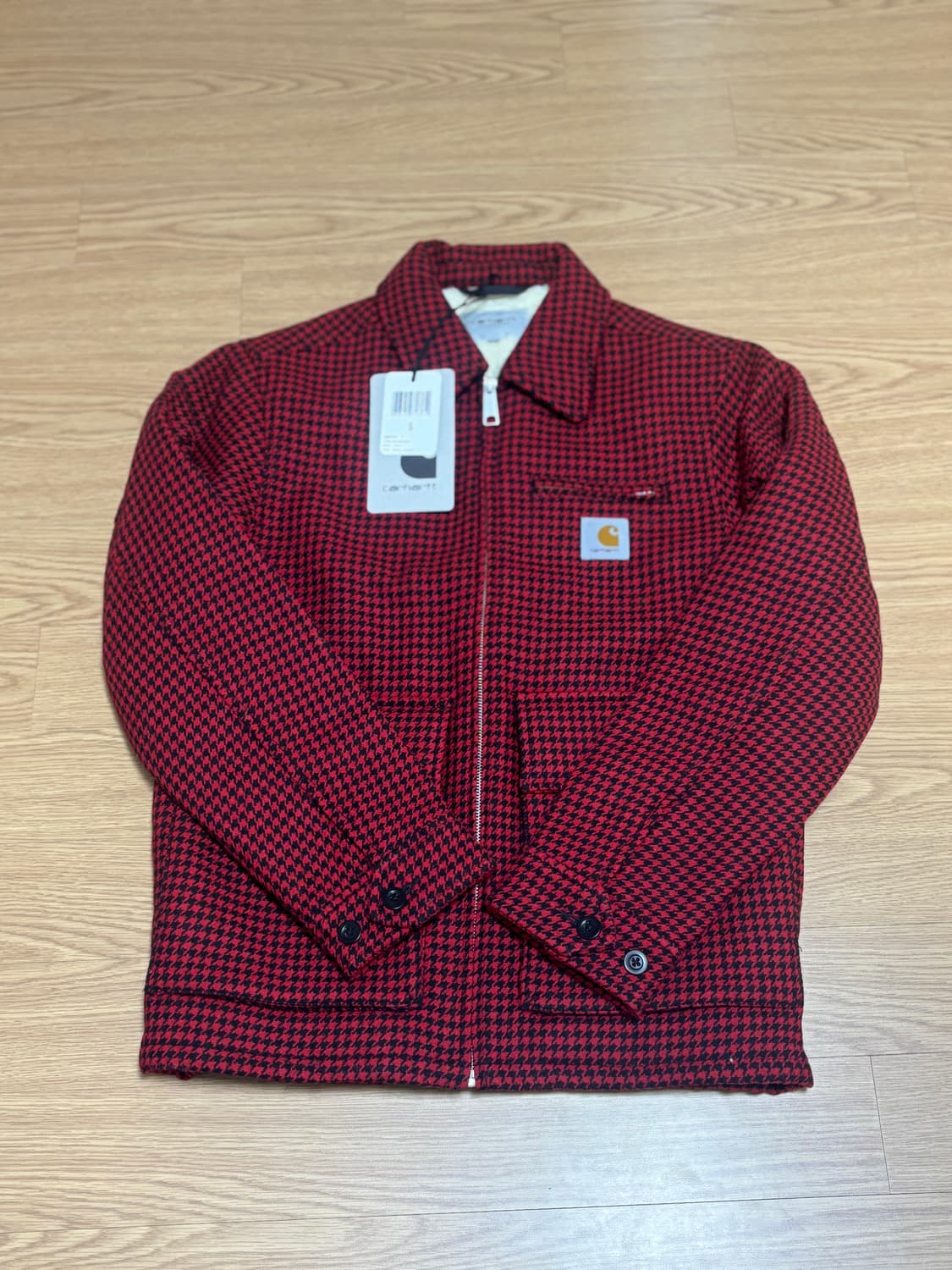 [새상품] 칼하트 WIP 울 자켓 레드  상품이미지1