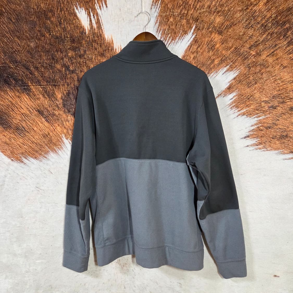 나이키 올드스쿨 그레이 배색 후리스 집업 상품이미지4