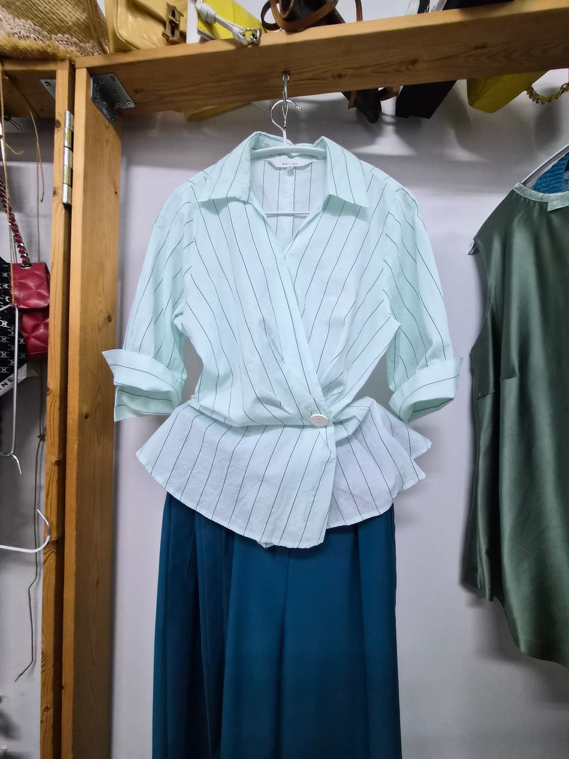 온앤온 연민트 자켓랩 셔츠 상품이미지1