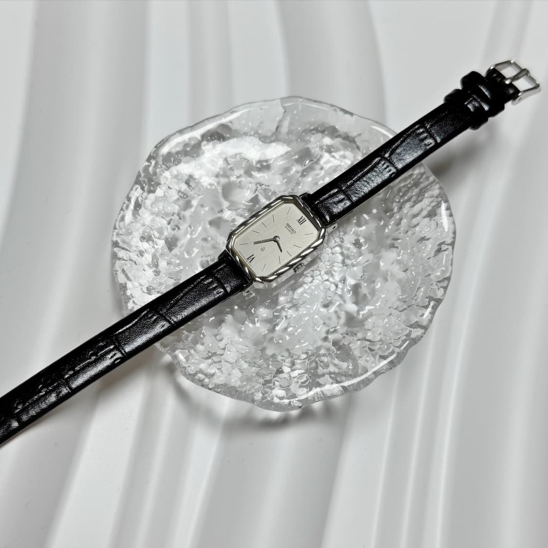 80's 90's 세이코 SEIKO 쿼츠 클래식 스퀘어토 시계 상품이미지2