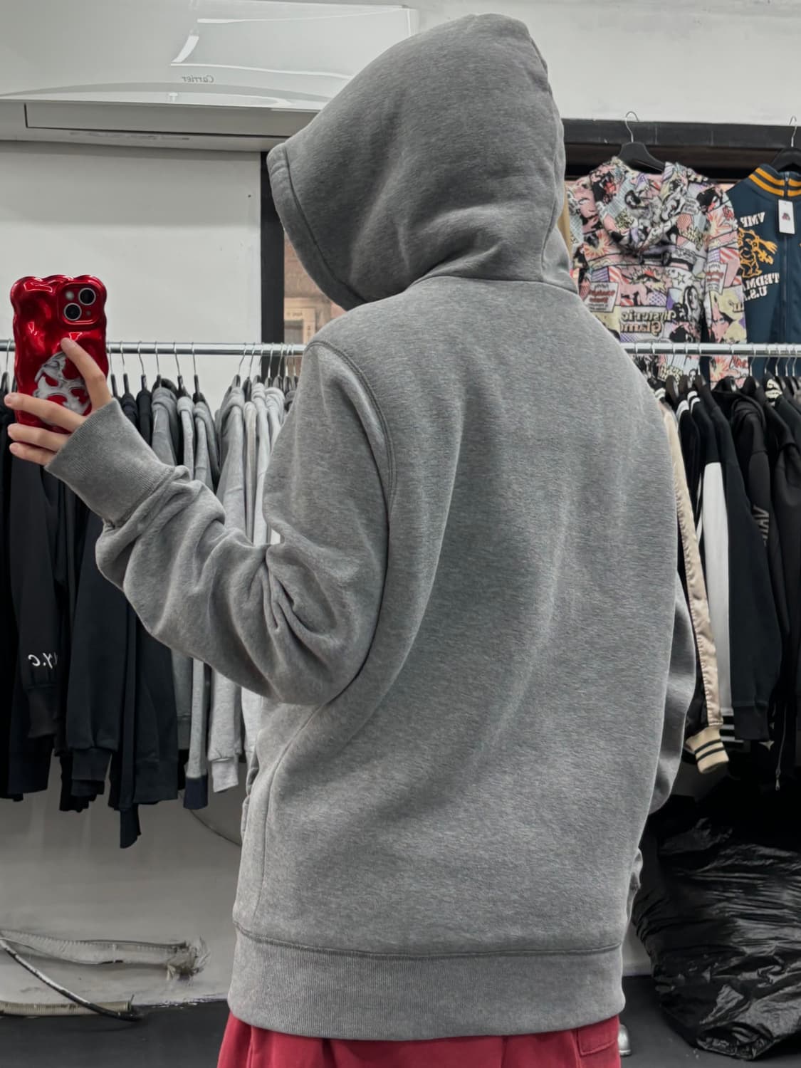 홀리스터 그레이 후드집업 상품이미지5