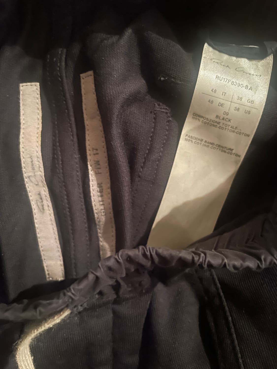 Rick owens 17fw  glitter cargo pants 상품이미지3