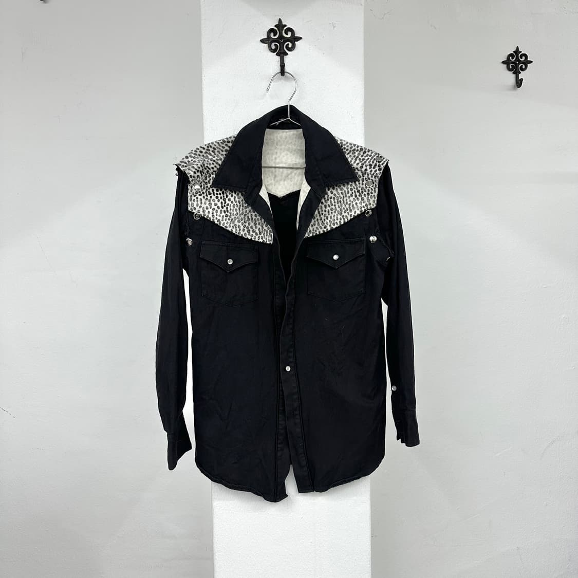 Leopard denim shirts  상품이미지3