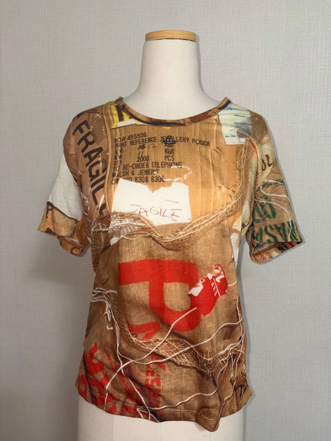 비비안웨스트우드 빈티지 반팔 티셔츠 상품이미지2