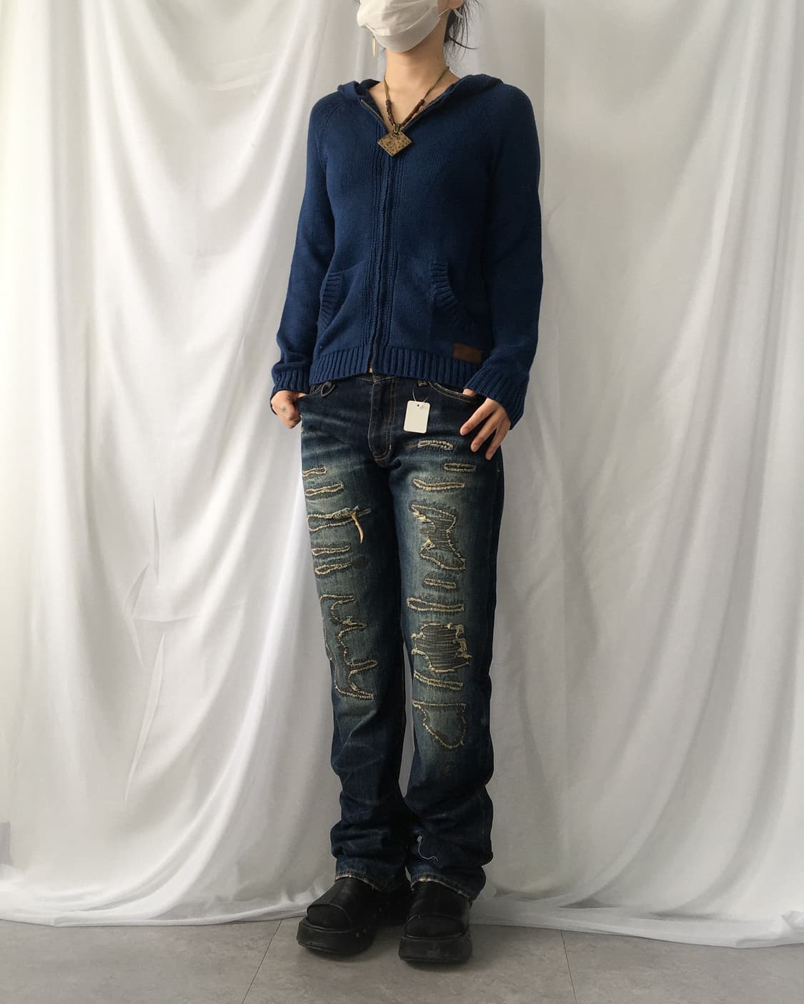 gap kids Knit hood zip up 상품이미지6