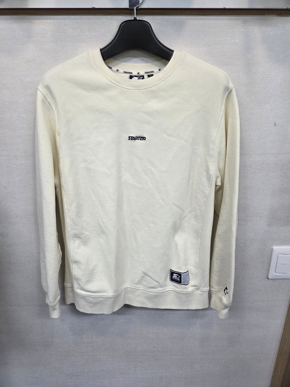 스타터 블랙 라벨 빅 백로고 기모 맨투맨 L 상품이미지1