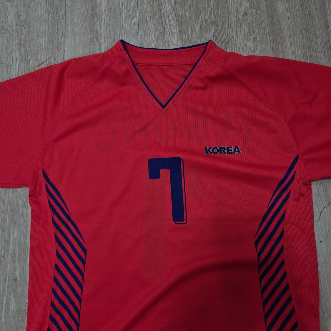 대한민국 축구 국가대표 박지성 7번 축구 유니폼 반팔티셔츠 L(100) 상품이미지2