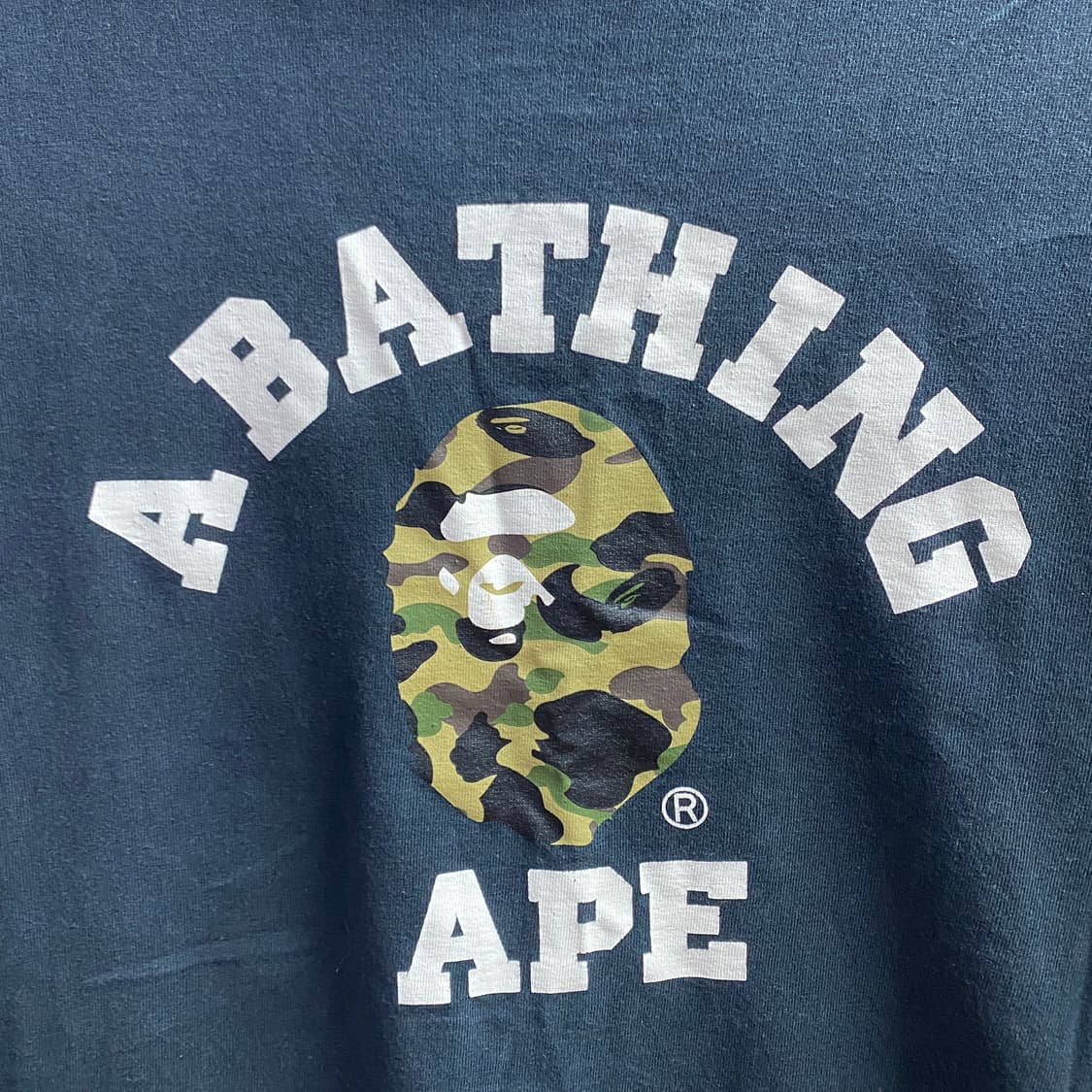 베이프 퍼스트 카모 컬리지 블랙 반팔 B4348 상품이미지3