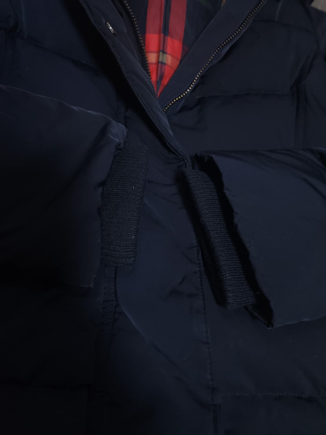 헤지스 거위털 롱패딩, XS 상품이미지4