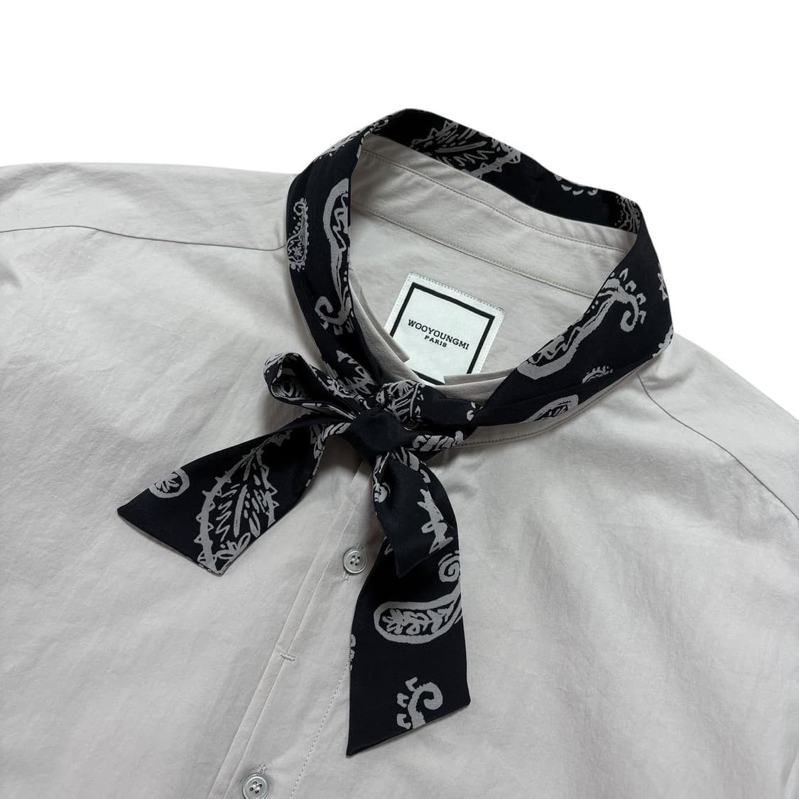 우영미 페이플리 스카프 셔츠 상품이미지4