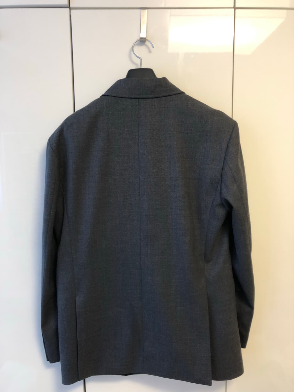 마조네 보이프렌드 더블 버튼 자켓 멜란지 그레이 M 상품이미지4