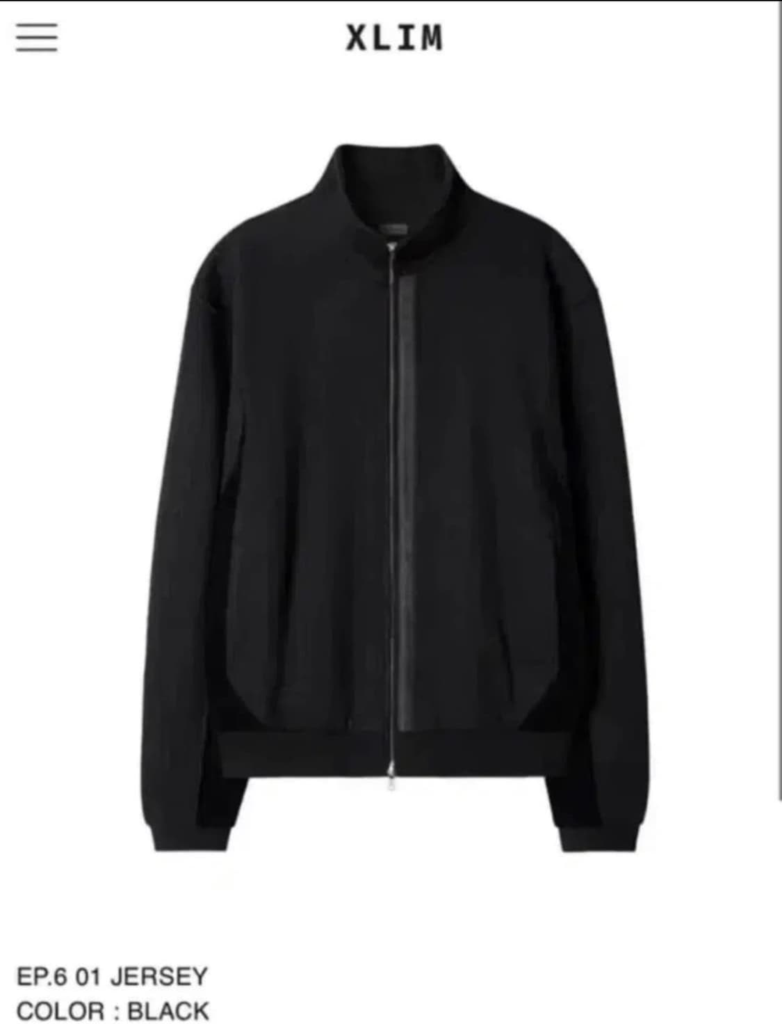 Xlim ep6 01 jersey 져지 블랙 상품이미지1