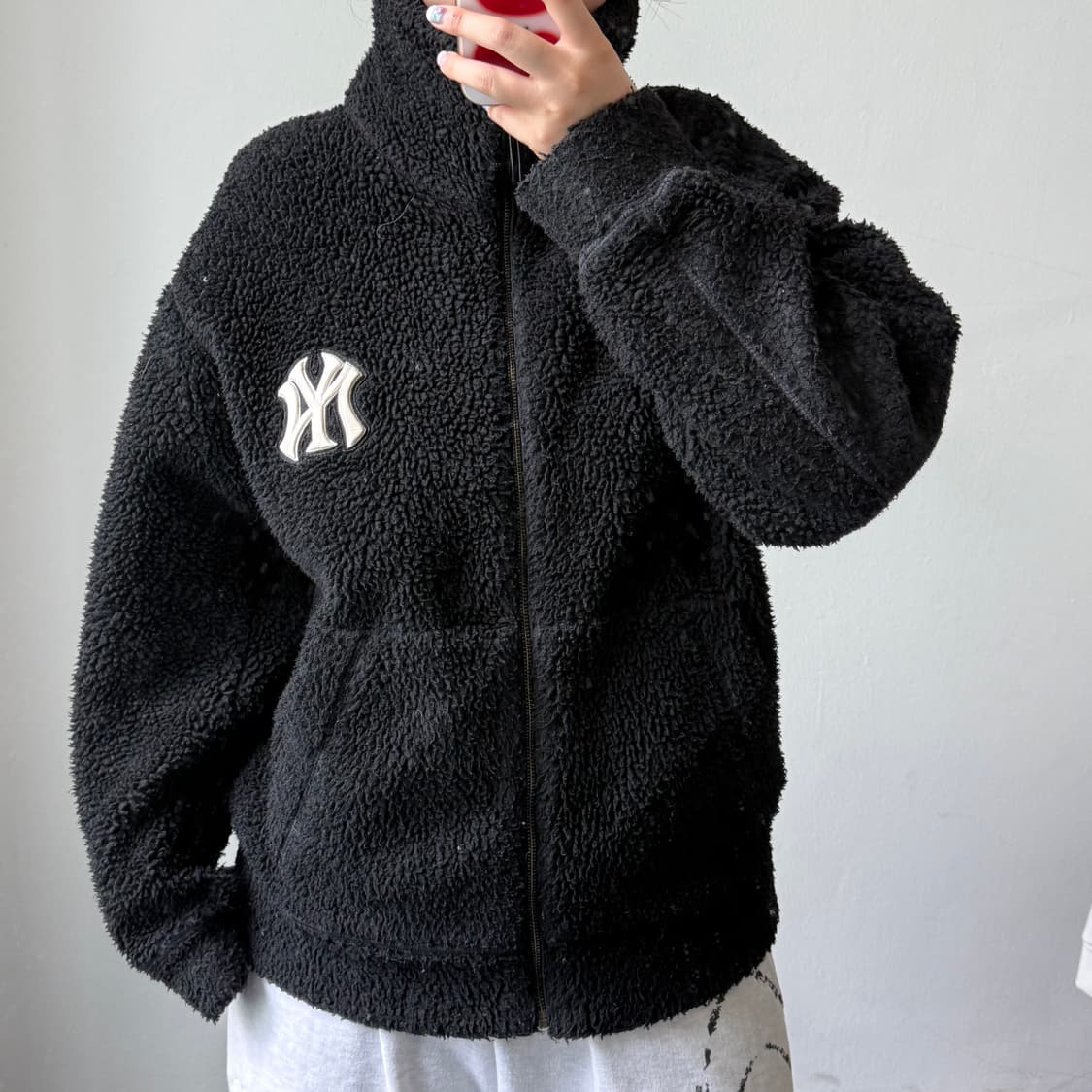 [L] MLB 블랙 플리스 상품이미지2