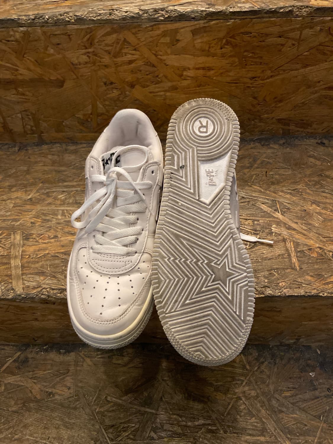00s A Bathing Ape 초창기 베이프 스타 화이트 포스 상품이미지5