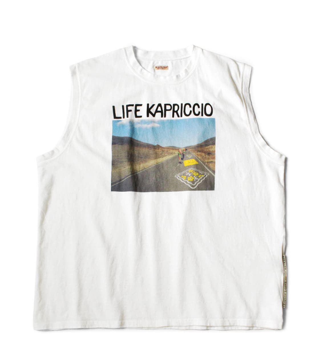 캐피탈 KAPITAL 민소매 나시 LIFE KAPRICCIO 빅 티셔츠 상품이미지1