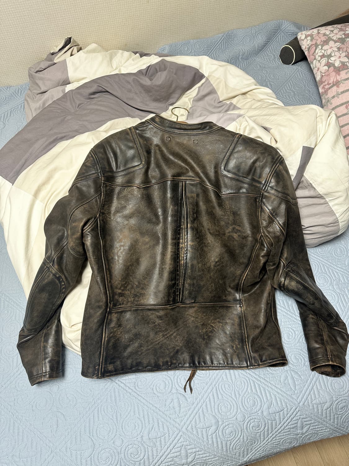 RRL 슬림핏 레더 모토 자켓 상품이미지2