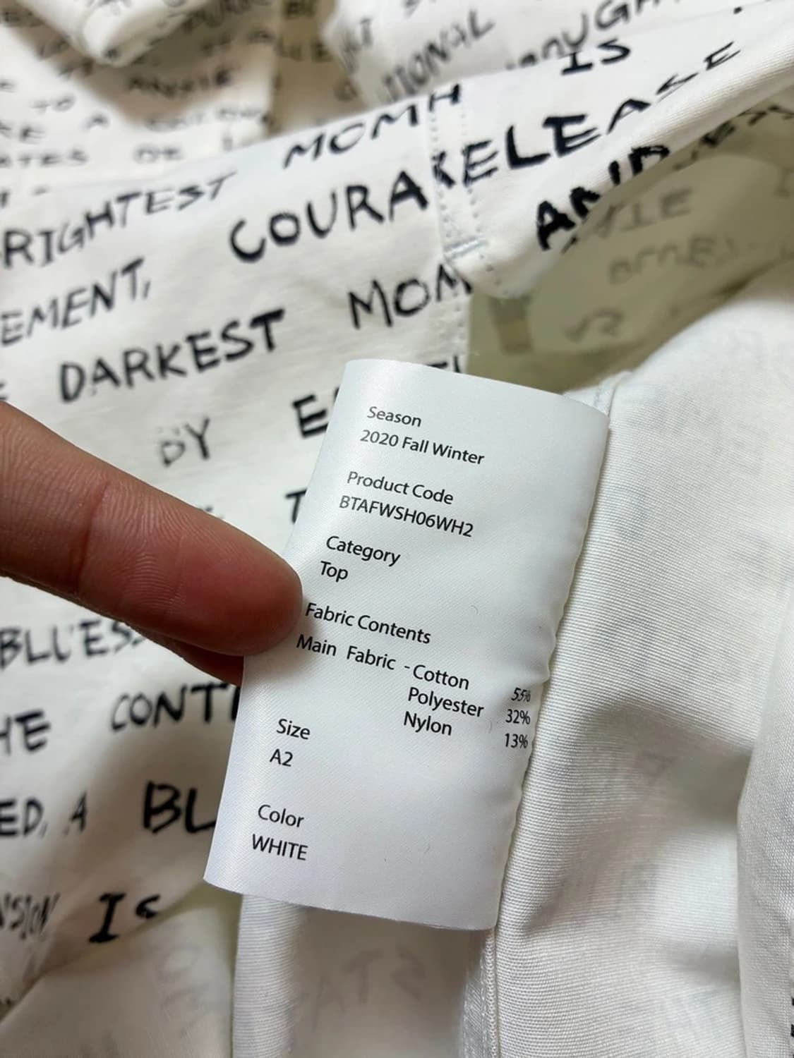 아더에러 ADER ERROR 20FW 히든 버튼 패턴 셔츠 PN8892 상품이미지10