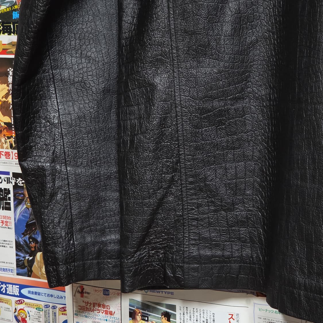 JPN 락시크 파이톤 돈피 리얼레더 가죽 자켓 상품이미지8