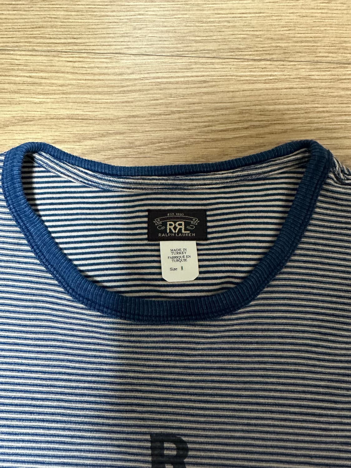RRL 스트라이츠 로고 반팔티 M 상품이미지5