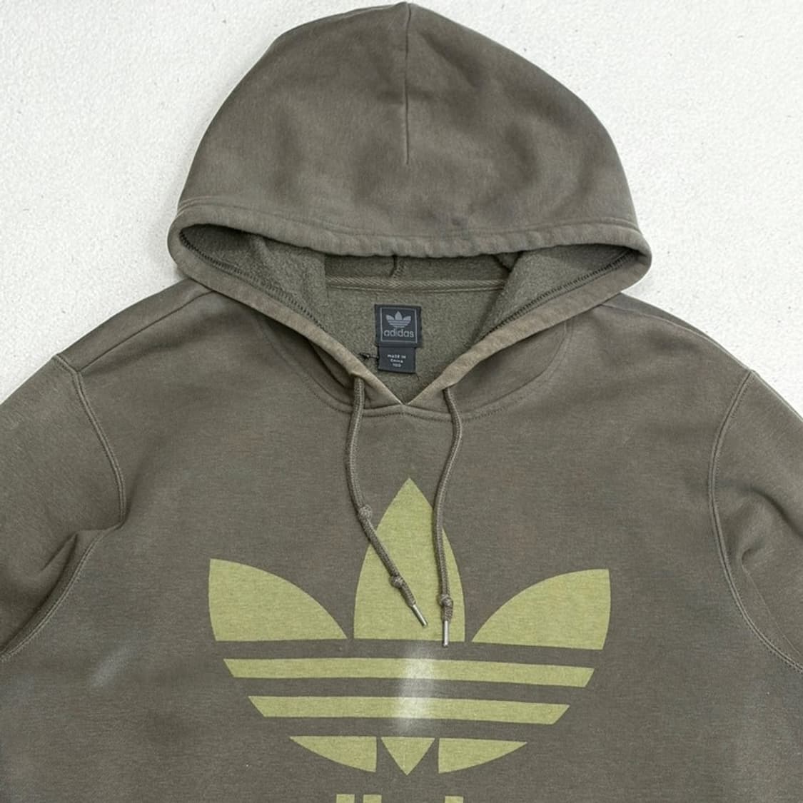 ADIDAS 올드스쿨 트레포일 빅로고 후디 100 상품이미지3