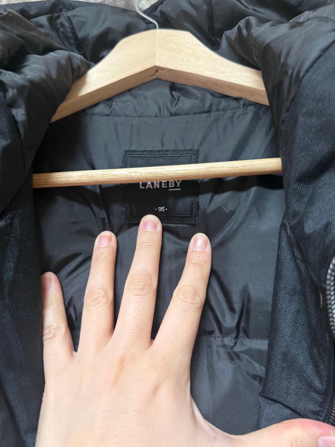 래인바이 구스다운 천연모피 패딩 상품이미지7