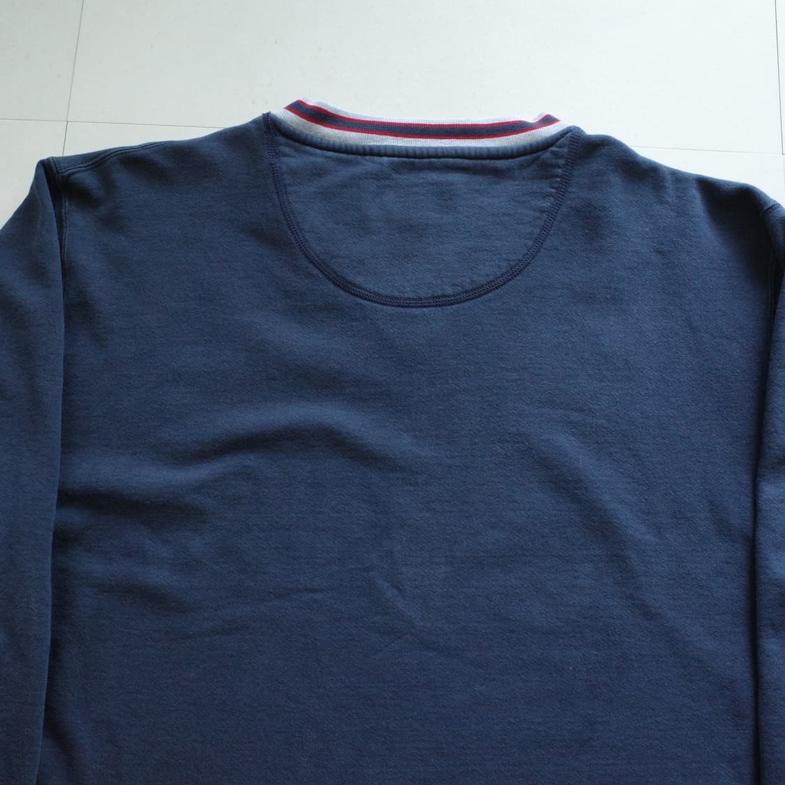 90s 엘엘빈 x 러셀 MADE IN USA 브이넥 스웨트 (XL) 상품이미지7