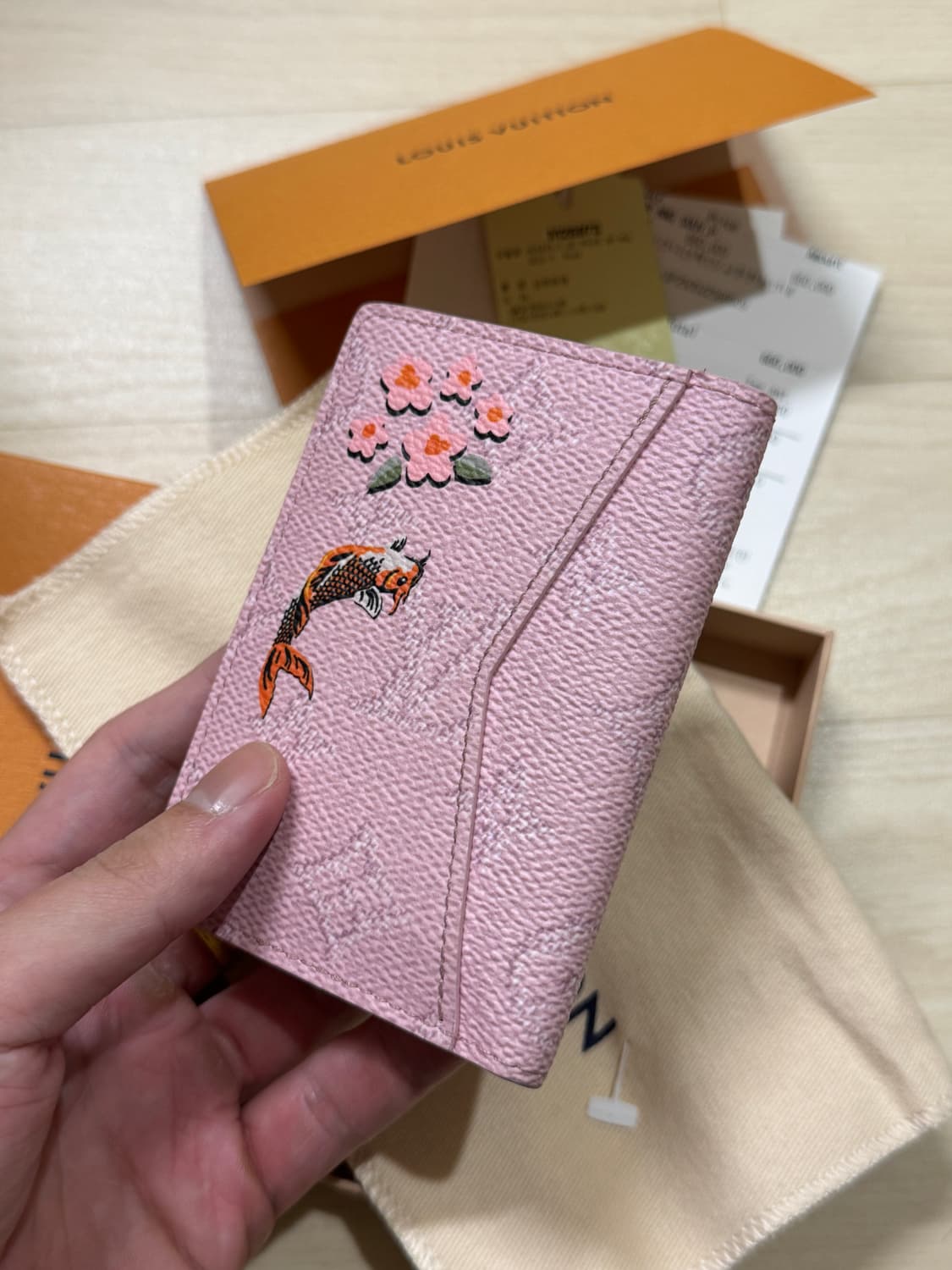 루이비통 포켓 오거나이저 핑크 상품이미지4