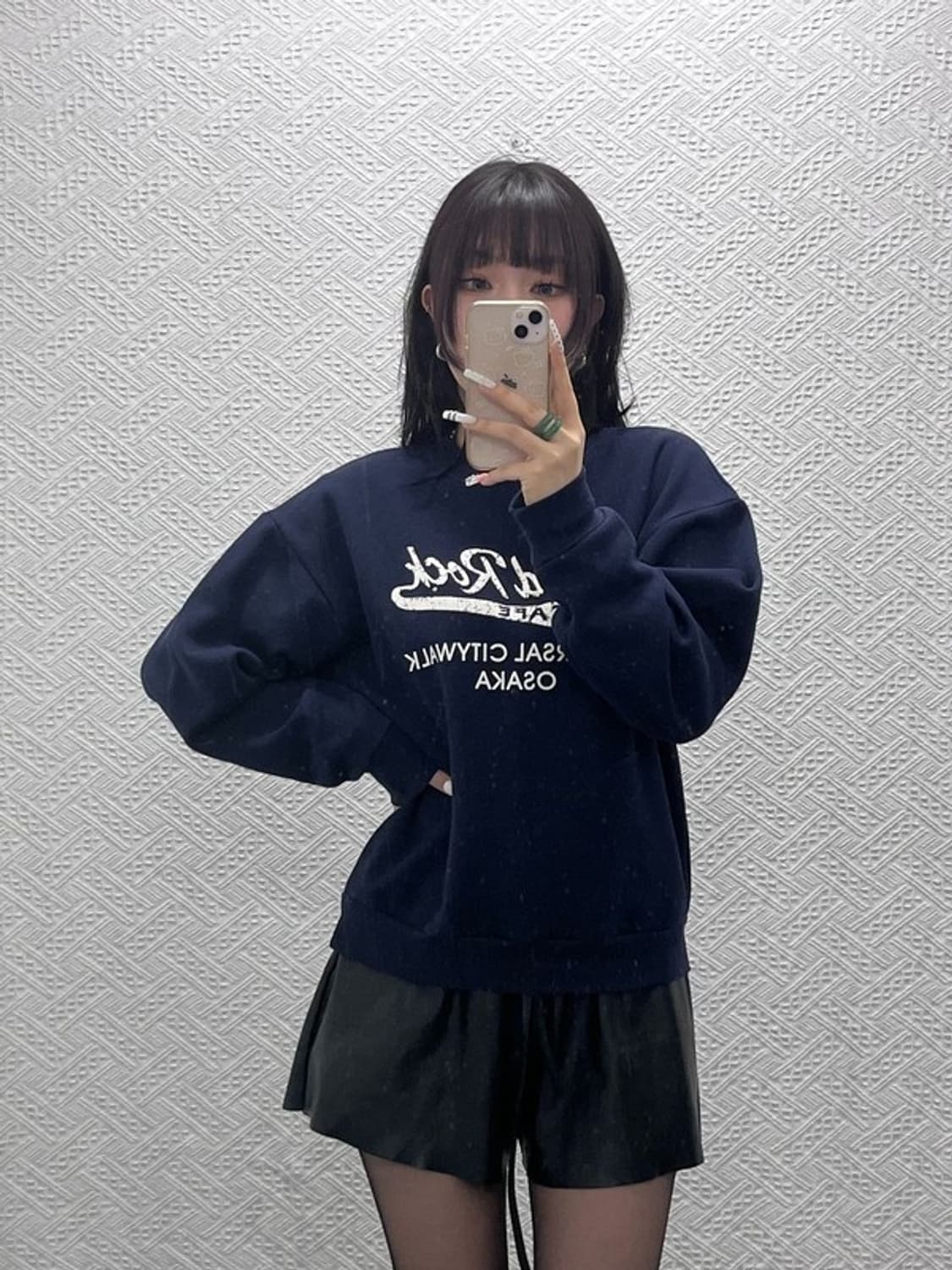 하드락카페 올드스쿨 빈티지 디스트로이드 데미지 맨투맨 M C11028 상품이미지1