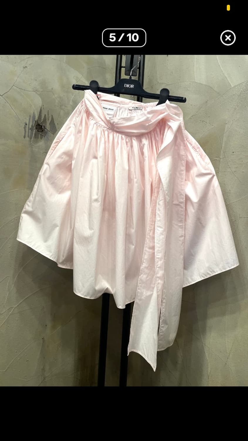 미우미우 핑크 치마 상품이미지6